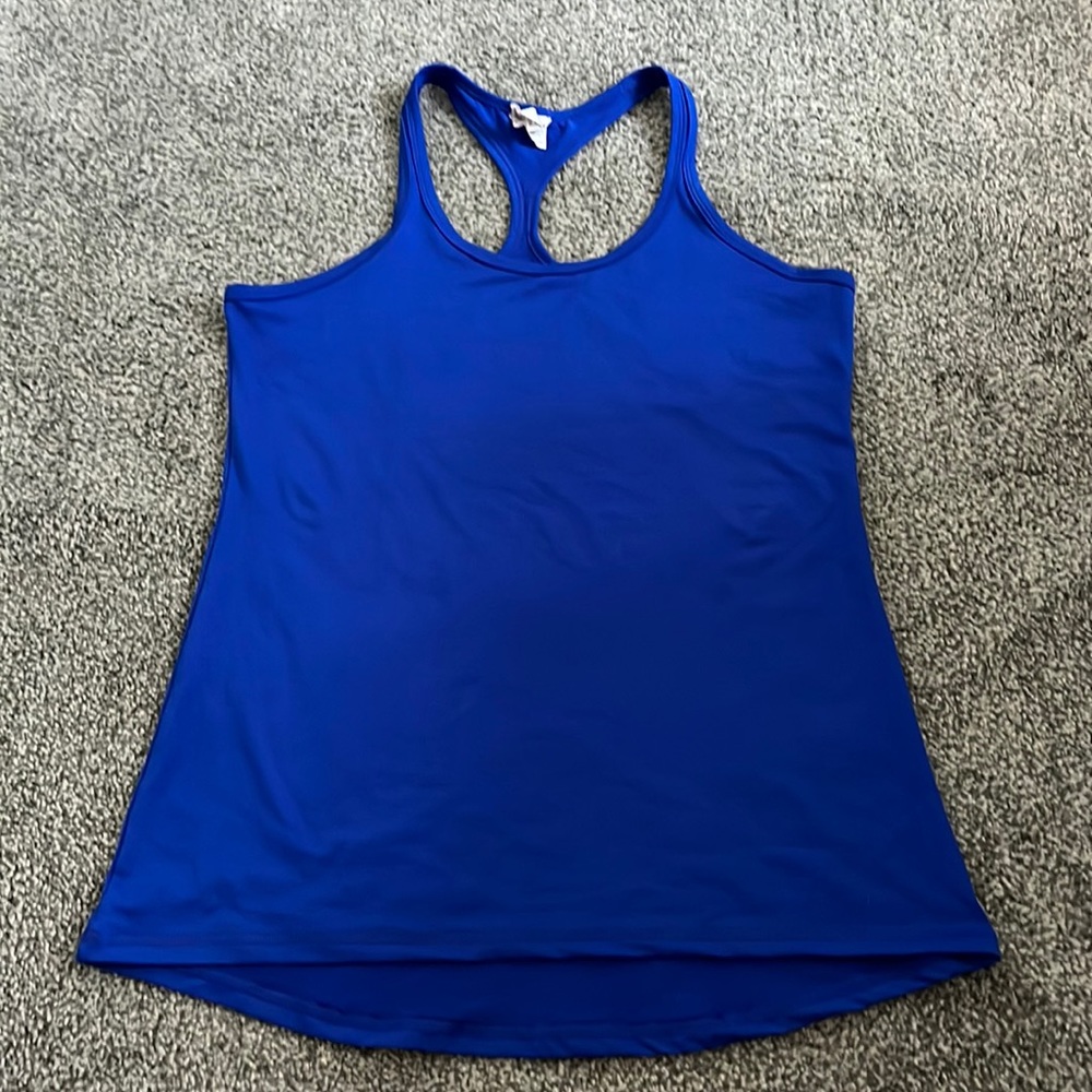 Champion Blue Racerback Workout Tank Top SIZE M